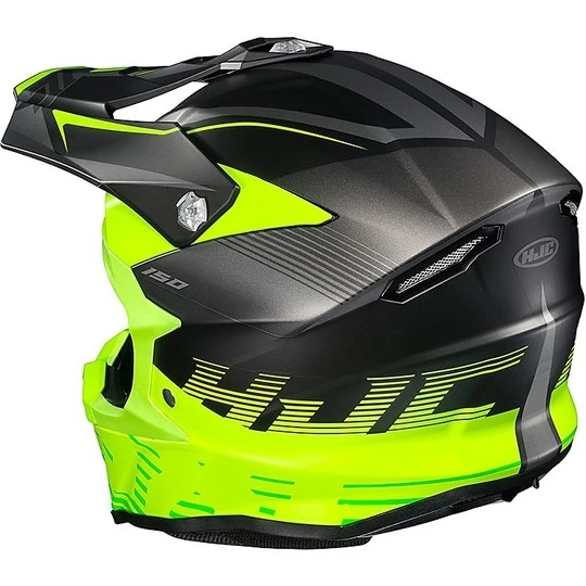 Cross Enduro HJC Motorradhelm I50 Fury MC5SF Schwarz Weiß 4 Cross Enduro HJC Motorradhelm I50 Fury MC5SF Schwarz Weiß - Image 2