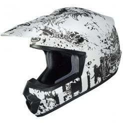 Cross Enduro Kinderhelm MOto HJC CL-XY II CREEPER MC10SF Mattweiß