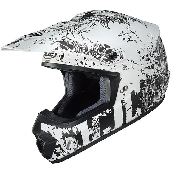 Cross Enduro Kinderhelm MOto HJC CL-XY II CREEPER MC10SF Mattweiß 3 Cross Enduro Kinderhelm MOto HJC CL-XY II CREEPER MC10SF Mattweiß