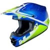 Cross Enduro Motorradhelm HJC CS-MX II MC2SF Weiß Blau Grün