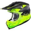 Cross Enduro Motorradhelm HJC I50 Fury MC3HSF Fluo Gelb Schwarz