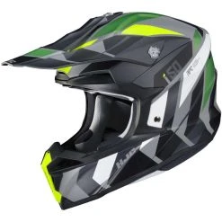 Cross Enduro Motorradhelm HJC I50 VANISH MC4HSF Schwarz Gelb Fluo Matt