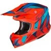 Cross Enduro Motorradhelm HJC I50 VANISH MC64HSF Matt Blau Orange