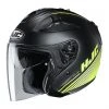 Doppelvisier Faserhelm HJC FG-JET PATON MC4hSF Matt Schwarz Gelb Fluo