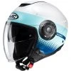 Doppelvisier Jet Helm HJC I40 UNOVA MC24SF Weiß Blau -Hjc Verkaufs-Shop doppelvisier jet helm hjc i40 unova mc24sf weiss blau 103032
