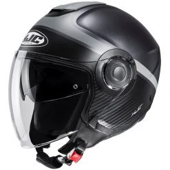 Doppelvisier-Jet-Helm HJC I40 WIROX MC5SF Anthrazitschwarz