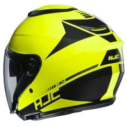 Doppelvisier Motorradhelm Jet HJC I30 BARAS MC4H Gelb Fluo -Hjc Verkaufs-Shop doppelvisier motorradhelm jet hjc i30 baras mc4h gelb fluo 105599