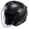 Doppelvisier Motorradhelm Jet HJC I30 BARAS MC5SF Schwarz Matt Grau