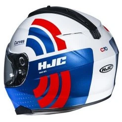 Full Face Doppelvisier Motorradhelm HJC C70 CURVES MC27 Weiß Blau Rot -Hjc Verkaufs-Shop full face doppelvisier motorradhelm hjc c70 curves mc27 weiss blau rot 105423