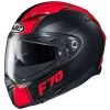 Full Face Fiberglas Helm Doppelvisier Motorrad HJC F70 MAGO MC1SF Matt Schwarz Rot Glänzend -Hjc Verkaufs-Shop full face fiberglas helm doppelvisier motorrad hjc f70 mago mc1sf matt schwarz rot glaenzend 84914