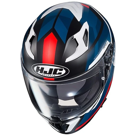 Integral Motorrad Helm HJC I70 Doppel Visier Elim MC1SF Blau Rot 4 Integral Motorrad Helm HJC I70 Doppel Visier Elim MC1SF Blau Rot - Image 2
