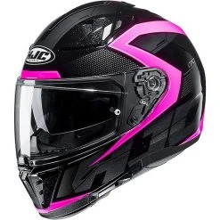 Integral Motorrad Helm HJC I70 Doppel Visier MC8 NEro Fuchsia