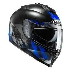 Integral Motorrad-Sturzhelm HJC IS-17 Shapy MC2SF Schwarz Blau