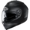 Integral Motorradhelm HJC C70 Doppel Visier Matt Schwarz