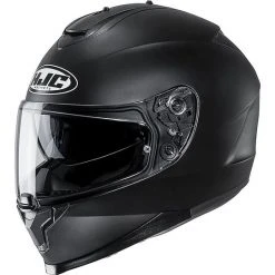 Integral Motorradhelm HJC C70 Doppel Visier Matt Schwarz