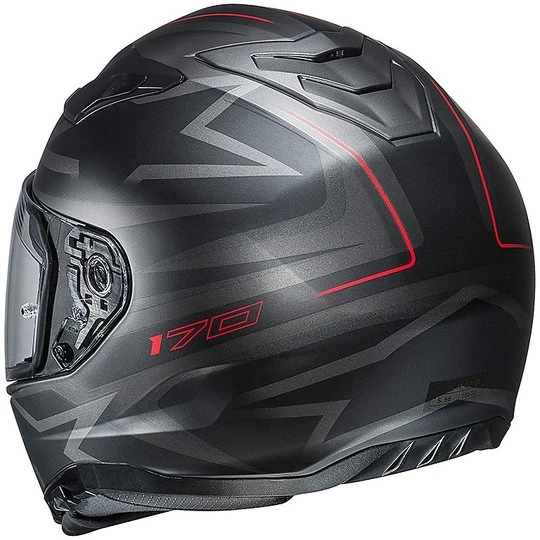 Integral Motorradhelm HJC I70 Doppel Visier Cravia MC10SF Weiß Grau 4 Integral Motorradhelm HJC I70 Doppel Visier Cravia MC10SF Weiß Grau - Image 2