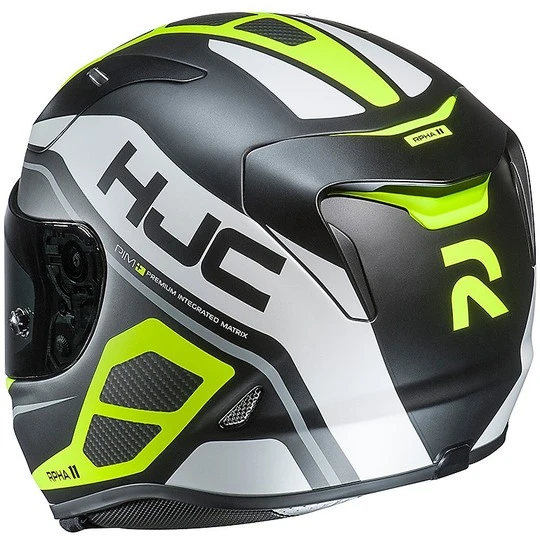 Integral Motorradhelm Hjc RPHA 11 Saravo MC5SF Schwarz Grau 5 Integral Motorradhelm Hjc RPHA 11 Saravo MC5SF Schwarz Grau - Image 3