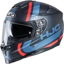 Integral Motorradhelm Hjc RPHA 70 Doppel Visier Gaon MC2SF Schwarz Blau