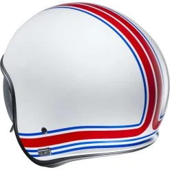 Jet Custom Helm Aus Fiber HJC V30 SENTI MC21 Weiß Rot Blau -Hjc Verkaufs-Shop jet custom helm aus fiber hjc v30 senti mc21 weiss rot blau 138431