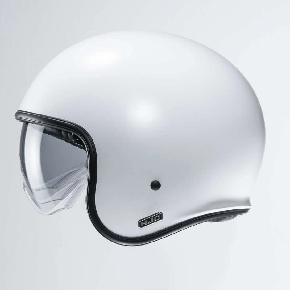 Jet Custom Helm Aus HJC V30 Semi Opaque White Fiber 6 Jet Custom Helm Aus HJC V30 Semi Opaque White Fiber - Image 4