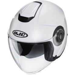 Jet Helm Doppelvisier Moto HJC I40 Solid White -Hjc Verkaufs-Shop jet helm doppelvisier moto hjc i40 solid white 103020