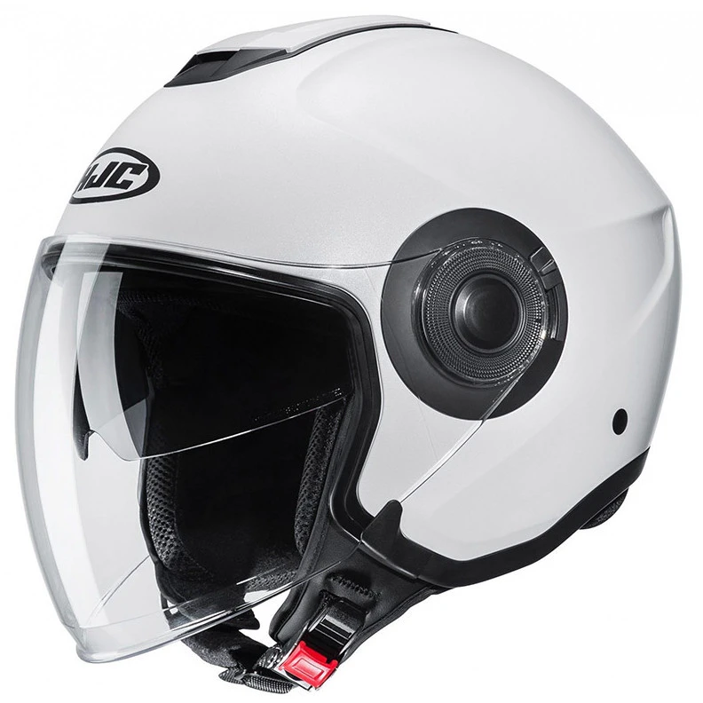 Jet Helm Doppelvisier Motorrad HJC I40 Semi Opaque Weiß 3 Jet Helm Doppelvisier Motorrad HJC I40 Semi Opaque Weiß