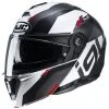 Modularer Doppelhomologationshelm P / J Motorrad HJC I90 AVENTA MC1 Schwarz Weiß Rot -Hjc Verkaufs-Shop modularer doppelhomologationshelm p j motorrad hjc i90 aventa mc1 schwarz weiss rot 105455