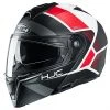 Modularer Helm Doppelte Homologation P / J Moto HJC I90 HOLLEN MC1SF Weiß Schwarz Rot -Hjc Verkaufs-Shop modularer helm doppelte homologation p j moto hjc i90 hollen mc1sf weiss schwarz rot 85205