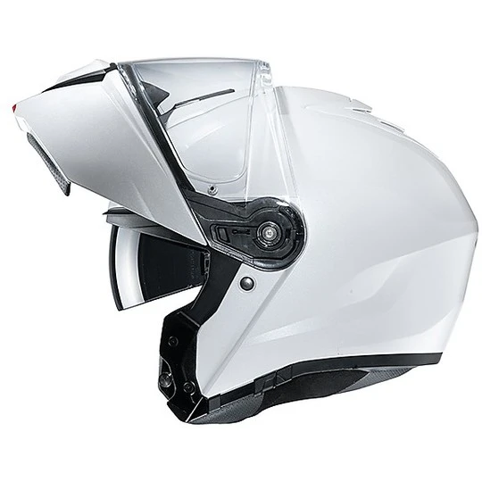 Modularer Helm Mit Doppelter Homologation P / J Moto HJC I90 Solid White 6 Modularer Helm Mit Doppelter Homologation P / J Moto HJC I90 Solid White - Image 4