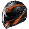 Modularer Motorradhelm HJC C91 TALY MC7SF Matt Schwarz Orange -Hjc Verkaufs-Shop modularer motorradhelm hjc c91 taly mc7sf matt schwarz orange 105580