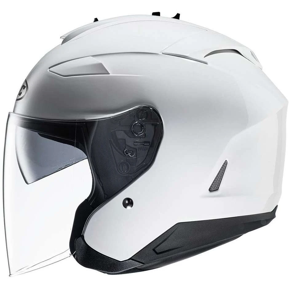 Motorrad-Sturzhelm Jet HJC IS-33 II Dual-Visor Shiny White 4 Motorrad-Sturzhelm Jet HJC IS-33 II Dual-Visor Shiny White - Image 2