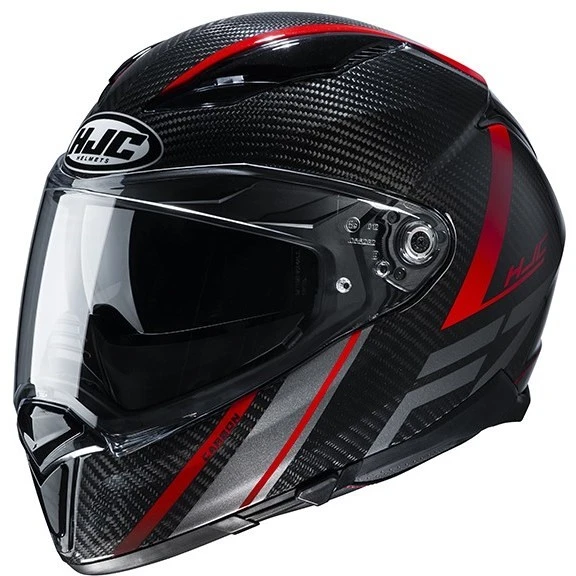 Vollcarbon Motorradhelm HJC F70 Carbon ESTON MC1 Rot 3 Vollcarbon Motorradhelm HJC F70 Carbon ESTON MC1 Rot