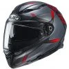 Vollgesichts-Motorradhelm Aus Faser HJC F70 DEVER MC1SF Matt Schwarz Rot -Hjc Verkaufs-Shop vollgesichts motorradhelm aus faser hjc f70 dever mc1sf matt schwarz rot 105399