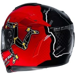 Vollgesichts-Motorradhelm Aus Faser HJC RPHA 70 ISLE OF MAN MC1 Rot Weiß -Hjc Verkaufs-Shop vollgesichts motorradhelm aus faser hjc rpha 70 isle of man mc1 rot weiss 138002