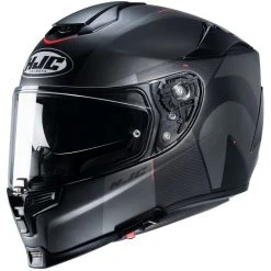 Vollgesichts-Motorradhelm Aus HJC-Faser RPHA 70 WODY MC5SF Mattgrau