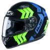 Vollgesichts-Motorradhelm HJC CS-15 MARTIAL MC24 Schwarz Blau Grün -Hjc Verkaufs-Shop vollgesichts motorradhelm hjc cs 15 martial mc24 schwarz blau gruen 105450