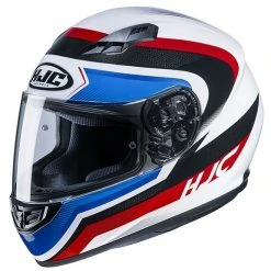 Vollgesichts-Motorradhelm HJC CS-15 RAKO MC21 Weiß Blau Rot