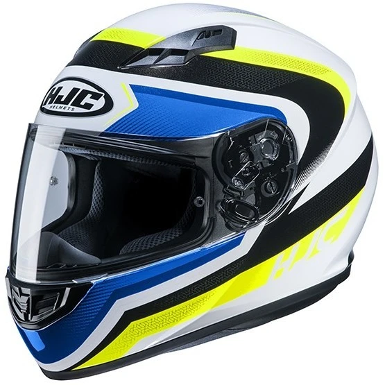 Vollgesichts-Motorradhelm HJC CS-15 RAKO MC24 Weiß Gelb Blau 3 Vollgesichts-Motorradhelm HJC CS-15 RAKO MC24 Weiß Gelb Blau